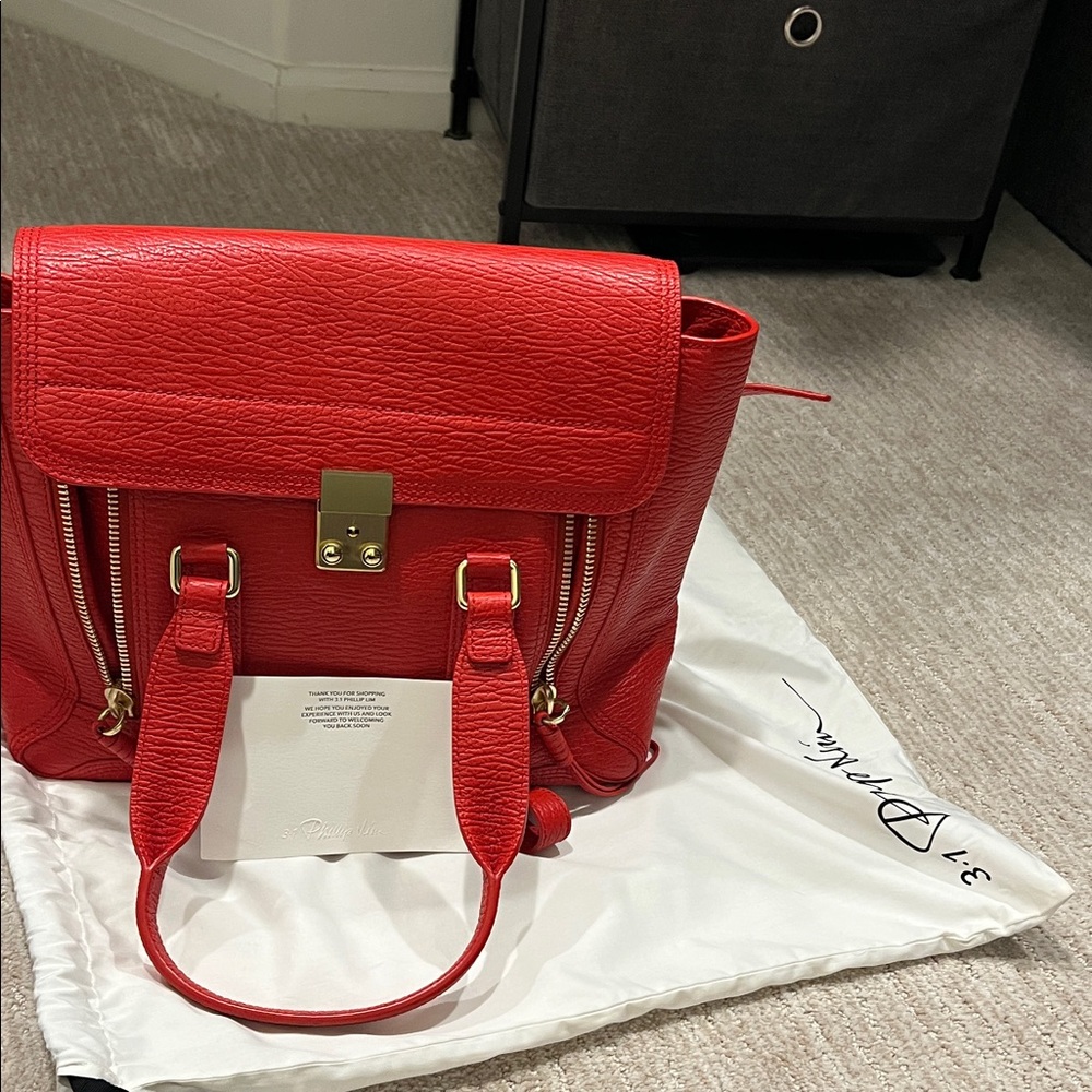 3.1 Phillip Lim Bold Red Satchel